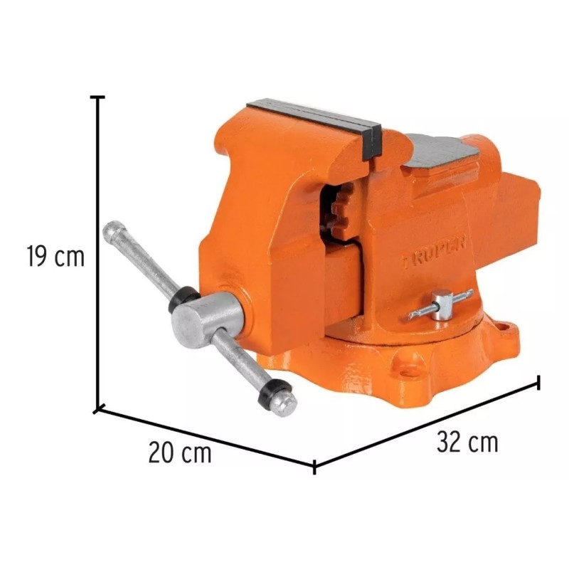Truper Tornillos Banco Uso Ind Hierro Nodular 4' Truper 18592