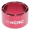 KCNC Hollow Design Headset Spacer 5 mm 1 1/8" Red
