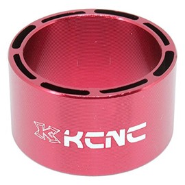 KCNC Hollow Design Headset Spacer 5 mm 1 1/8" Red AL 6061