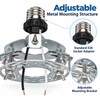 Recessed Light to Pendant Converter Kit, 2 Pack Adjustable Can