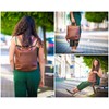 LECONI Comfortable Leather Backpack Practical Leisure Backpack City Women and