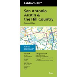 Rand McNally Folded Map: San Antonio Austin & the Hill Country Regional Map
