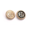 YFFSFDC Blazer Buttons 16-Piece Set Diameter 15mm/20mm/25mm Metal Buttons Replacement