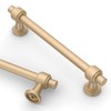 Asidrama 10 Pack 5 Inch(128mm) Champagne Gold Cabinet pulls Kitchen
