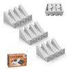 Coipdfty Self Draining Soap Dish,Silicone Suction Cup Soap Holder, Bathroom