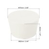 sourcing map Rubber Tapered Plug 62mm to 75mm Solid Test