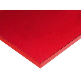 2 Pack 1/4" Dark Red Translucent Acrylic Plexiglass Sheet 8"x12" Cast 6mm Thick Nominal Size AZM