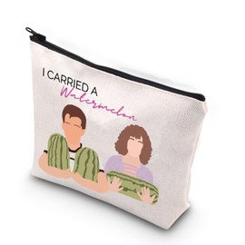 XYANFA Dance Dirty Inspired Makeup Bag Dancing Gift Watermelon Lover Gift 80s Movie Zipper Pouch (12.I CARRIED A Watermelon)