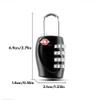TSA Approved Luggage Combination Locks, T Tersely 4 Digit Combination