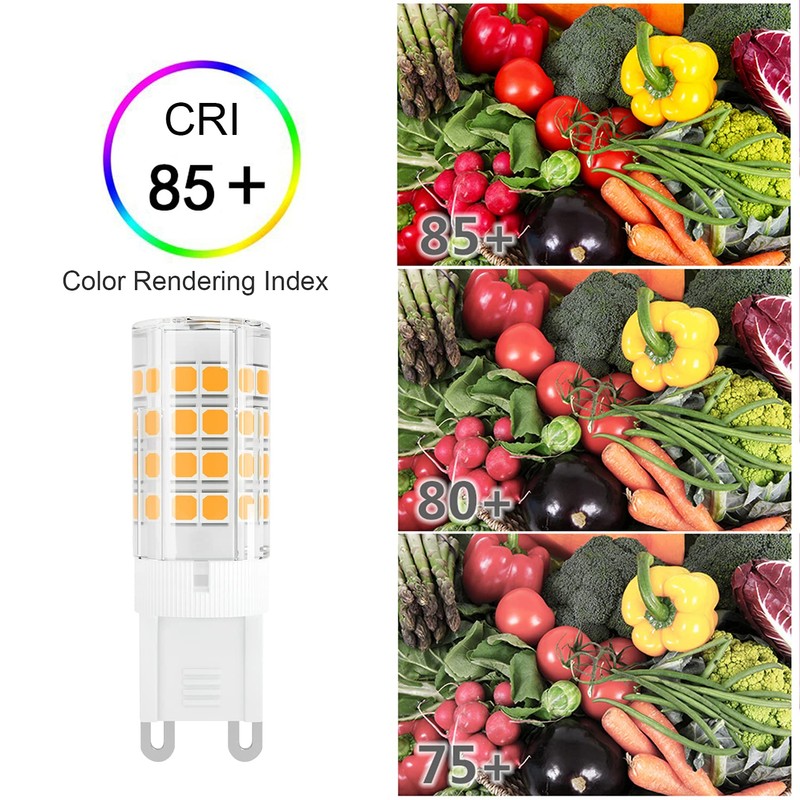 DiCUNO G9 LED Light Bulb 4W, 40W Halogen Replacement, Warm