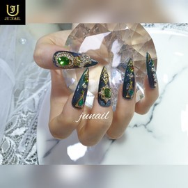❣️High quality ✨Cleopatra nail tips✨ - Short round / ❣️고품격 ✨클레오파트라 네일팁✨ - 숏라운드