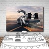 DePhoto 7x5FT Back to Future Backdrop Time Machine Car Retro