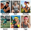 GOGO Sports Headband Sweatband Athletic Terry Cloth Head Band Black