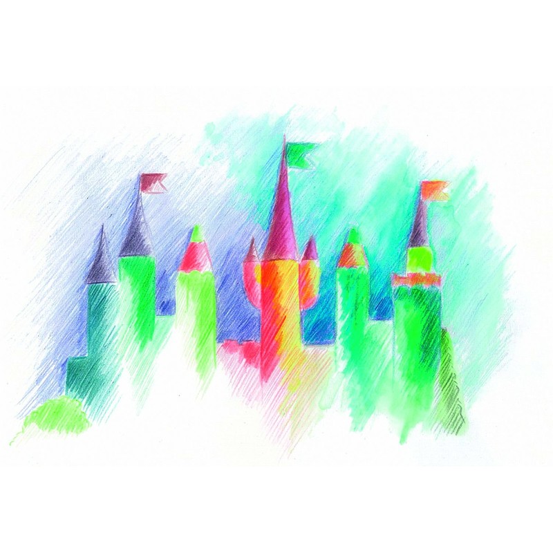 Faber Castell 8 Grip Colour Magic Watercolour Pencils + 1