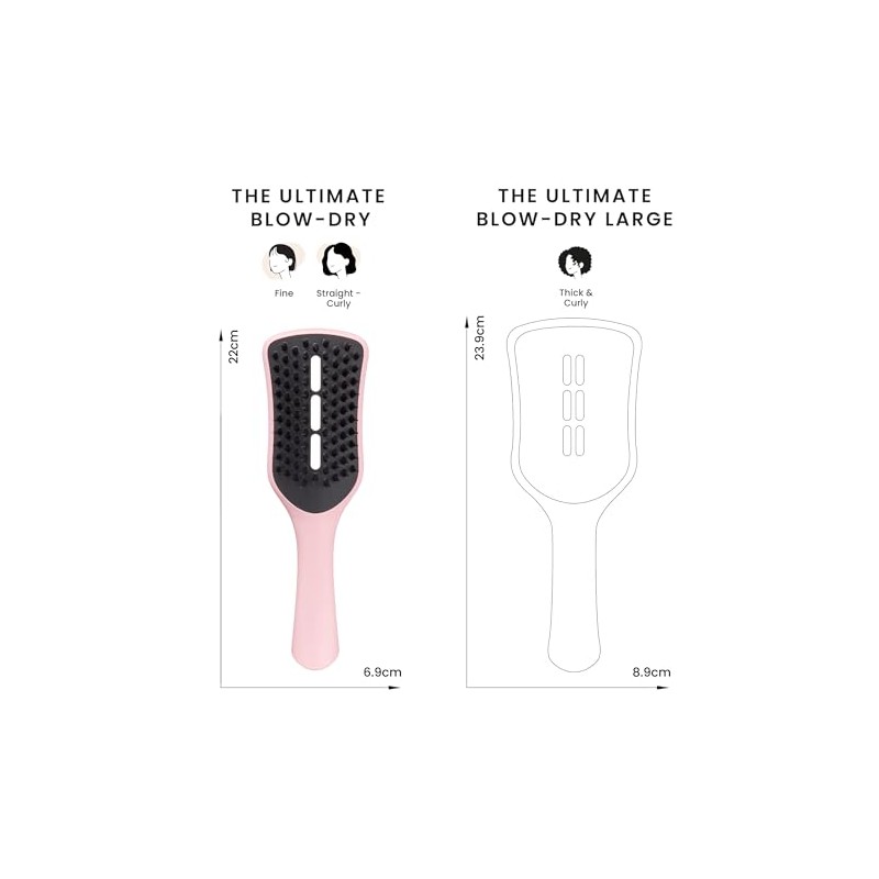 Tangle Teezer | Cepillo de pelo ventilado Easy Dry &