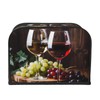 DXTKWL Toaster Cover 4 Slice Red Wine Glass Grapes Waterproof