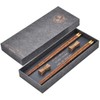 Wooden Chopsticks Reusable with Case, Chinese Chop Sticks Set with