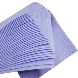 Stiff Felt Sheets, 32 Pcs Felt Fabric, 7"×11.3" Color Felt for Crafts, Craft Felt Square for Sewing Embroidery Handwork and Festivals Party (Light Purple)