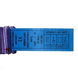 FREAK Belt Sling E Type Double-ended Eye Shape Lifting Sling, Load Capacity 1766.3 lbs (800 kg), Width 1.0 inches (25 mm), Length 33.4 ft (1 m), Purple