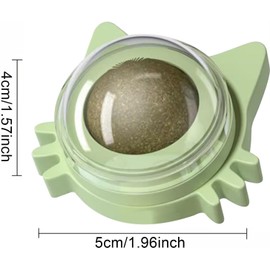 Fransande Cat Computer Ball with Raised Wall, One Piece, Leaky Cat Computer Ball, Edible Ball, Cat Toy, Cat Toy Relieve Anxiety and Stress, Cat Tooth Toy