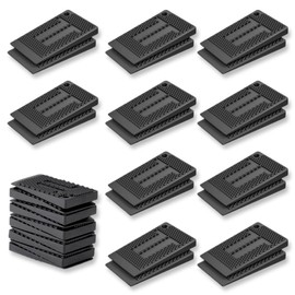 SGERUFZ 10 Plastic Wedges, Furniture Wedges, Underboards, Furniture Leveling Pads, Table Wedges, Leveling Wedges, Cabinet Washers, Table Leg Levelers (for DIY)