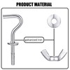 Therwen 8 Pcs Hammock Hardware Kit Heavy Duty Hammock Stand