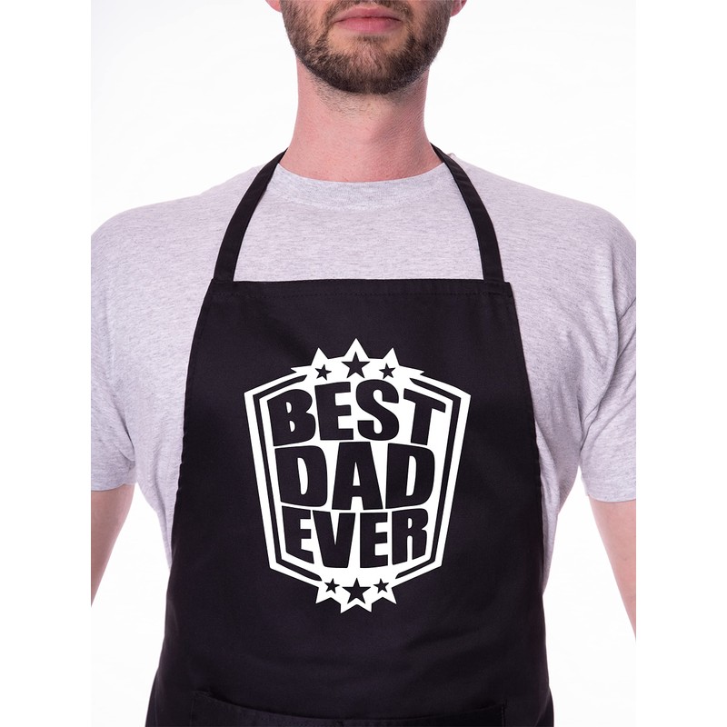 Print4U Best Dad Ever Fathers Day BBQ Cooking Novelty Apron