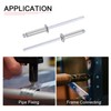 DTGN 100pcs 3.2mm x 16mm (DxL) Blind Rivets Mechanical Connection