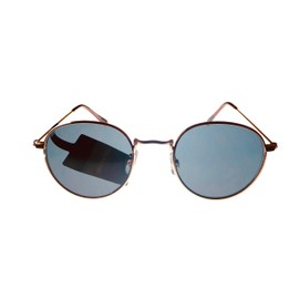 Lucky Brand Mens Gold Round Metal Sunglass Polarized