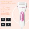 Electric Foot Callus Remover with 3 Rollers, Rechargeable Waterproof Pedicure