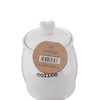 Premier Housewares Charm Coffee Canister, White