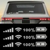 TOMALL WiFi Battery Signal Power Vinyl Reflective Stickers for Car