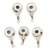 5PCS Lure Light Deep Drop Fishing Lights Strobe Eye Shape