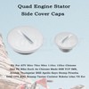 Amavoler Quad Engine Stator Side Cover Caps W/Seals Replacement Accessories