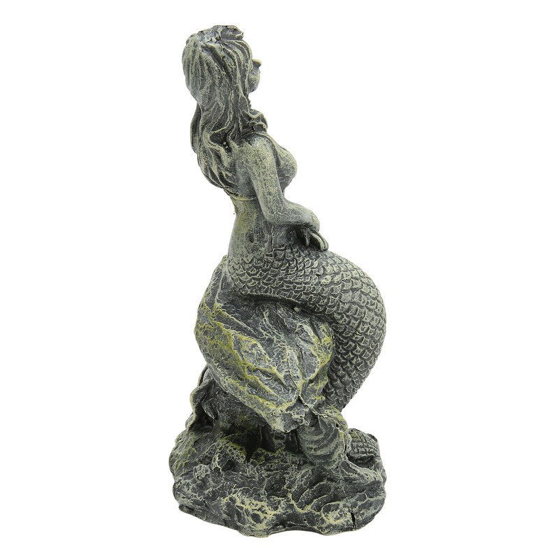 Aquarium Mermaid Statue Safe Resin Beautiful Fish Tank Mermaid Decor