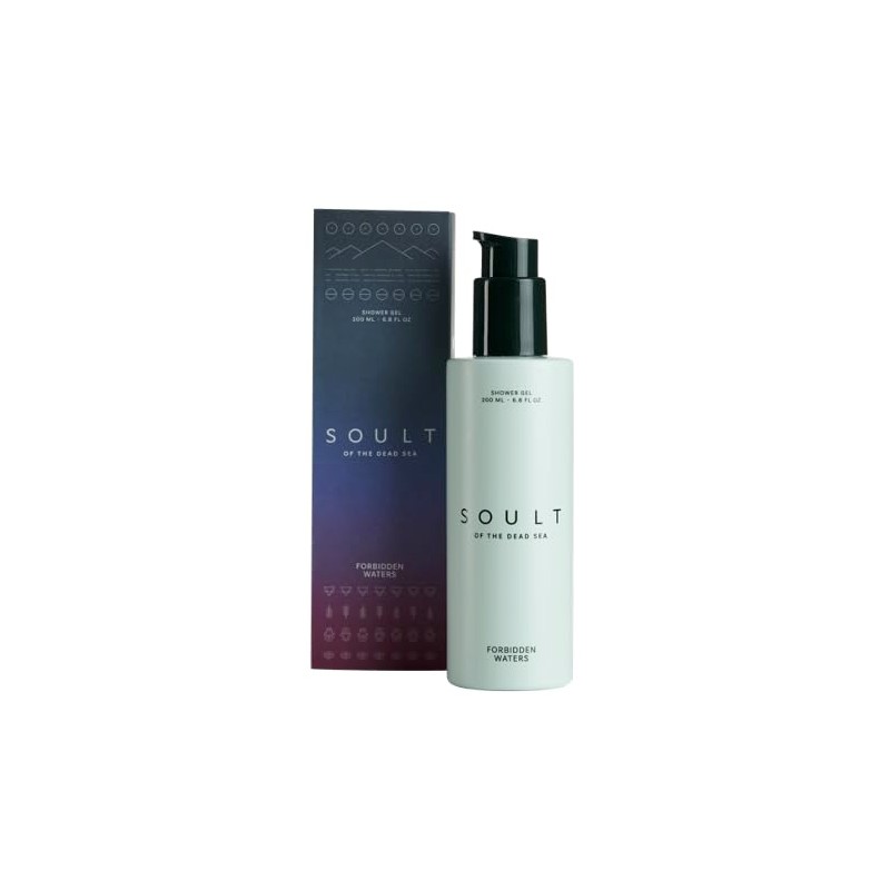 SOULT Forbidden Waters Shower Gel, Dead Sea Water, Rosemary and