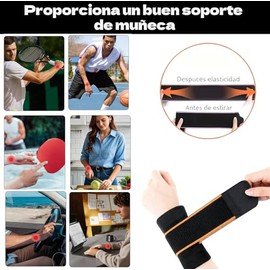Lumbor37 Muñequeras Gym, Muñequera Ortopedica 2 Pack