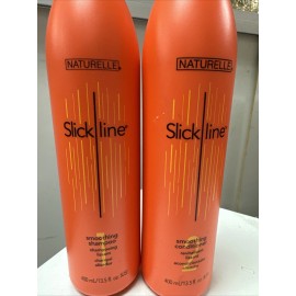 Naturelle Slickline Smoothing Shampoo 13.5oz & Conditioner 13.5 Ounces Combo