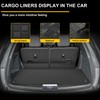 Cargo Mat & Backrest Mat Fit for Acura MDX 2022
