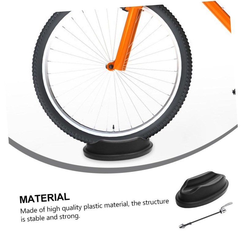 BIUDECO Bike Wheel Support Pad 2pcs Front Wheel Riser Blocks