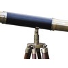 Nautical Handheld Brass Telescope – Antique Spyglass with Wooden Box