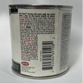 KRYLON Rust Protector and Preventative Enamel with Primer Half-Pints FLAT Black