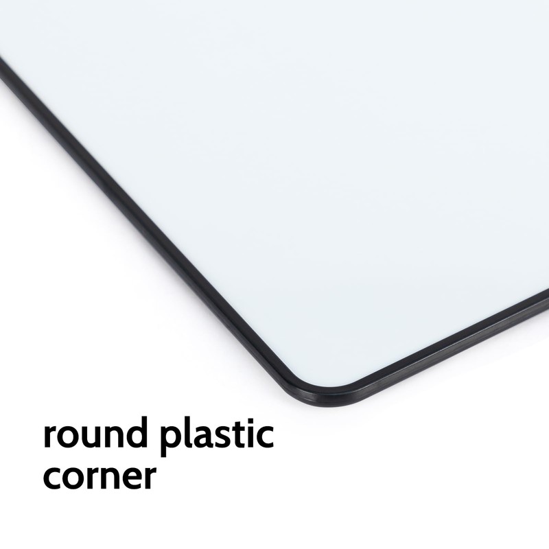 DOEWORKS Magnetic Whiteboard 30 x 21cm, Mini Double Sided White