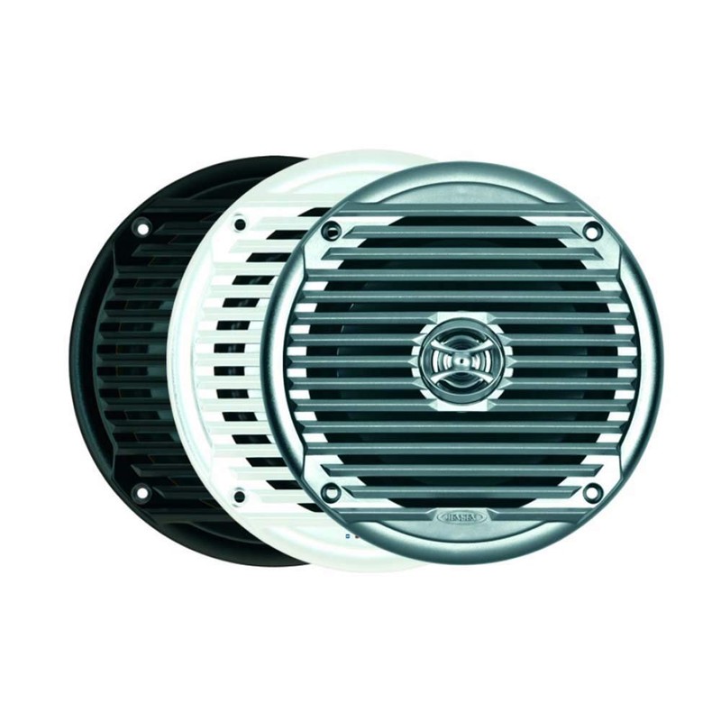Jensen MS6007WR 6.5" Coaxial Waterproof White Speaker, 60 Watts Max