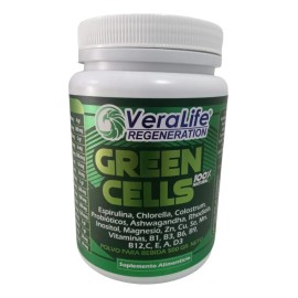 Espirulina, Magnesio E Inositol En Polvo 500gr - Veralife Sabor Sin Sabor