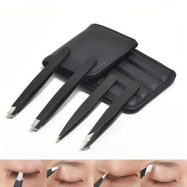 Ingrown hair tweezers tweezers eyelash tweezers 4 types - 4 types of tweezers pouch set / 인그로운 헤어 핀셋 족집게 속눈썹 집게 트위저 4종 - 족집게4종파우치세트