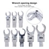 QANYEGN Flexible Head Torsion Wrench Set, Flexible Opening Wrench Set,