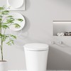 Ruacq Toilet Paper Holder Chrome 2 Pack Double Post Pivoting