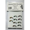 Goose biot barbless fly fishing trout flies size 12 pack