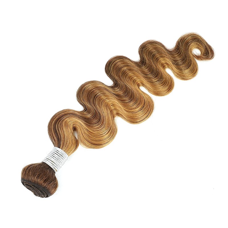 #P4/27 Honey Blonde Highlight Bundles Human Hair Body Wave, 10A